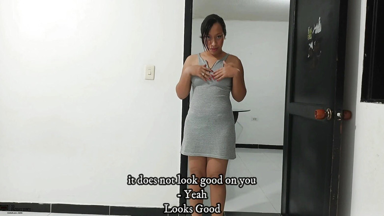 JhonWitt: Amateur Brunette with Big Ass Riding a Big Cock Cum-pussy...