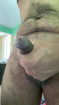 POV Long Cock Cumming Hard