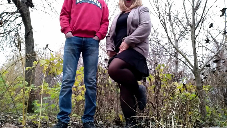 Our Fetish Life: Stepmom's Sexy Holes in Nature