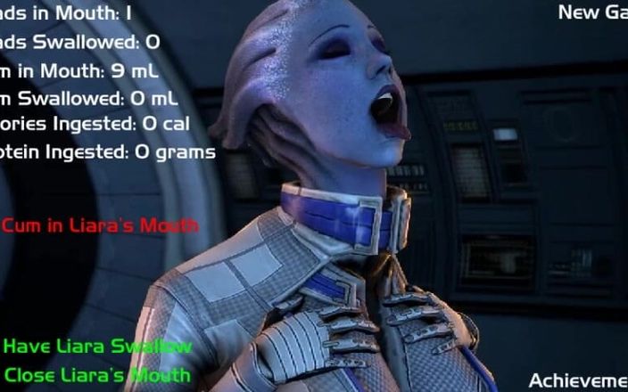 LoveSkySan69: Liara - Mass Effect - Hratelnost s výstřikem na mrdku od Loveskysan