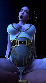 3D Hot Asian Slut Cosplay Model Cheating with Big Dick