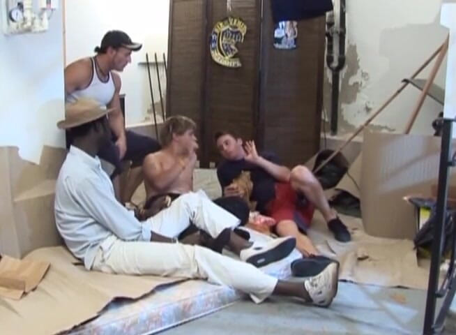 Bareback TV: Amazing group sex with gay lovers