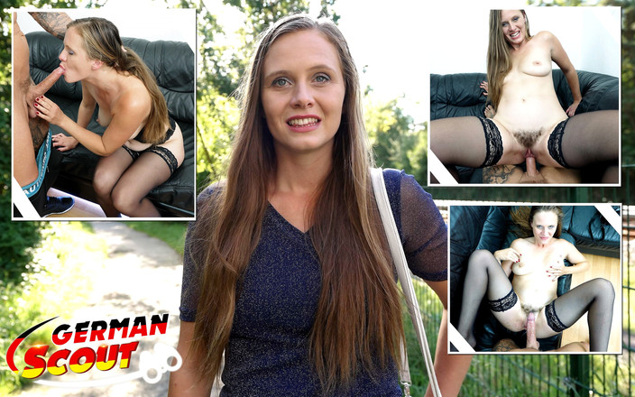 German Scout: Německý skaut – přírodní holka Riddy s chlupatou kundičkou Vícenásobný orgasmus...