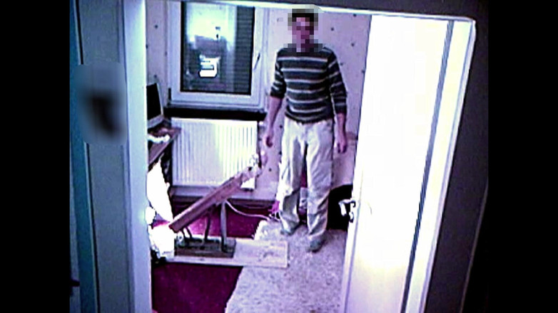 Mark Hannes: Fleshlight Stand šukání masturbace s velkou náloží spermatu