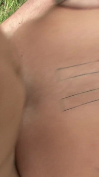 Sucking and fucking outside gay 3some fuck. Facial ending