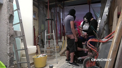 Straights boys loves gay: Gay in gang bang with straight Arab twinks