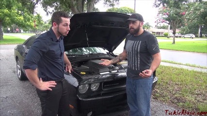 Gay Tickling and Foot Fetish | By Taworship: Shady meccanico