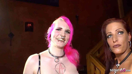 Thumbnail of Lactating Tits Teen Sex - German No Condom Creampie Gangbang