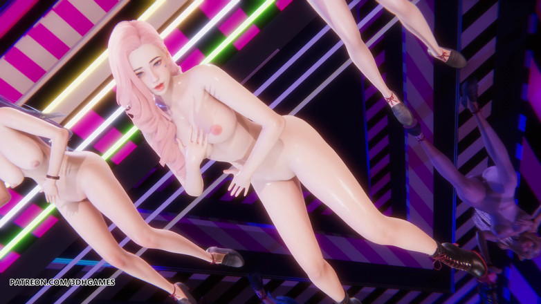 3D-Hentai Games: [mmd] Viviz - Bopbop Ahri kaisa seraphine 性感裸体舞蹈 4k 60fps