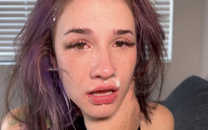 FaceFuckingKing: 95 Pound First Time Amateur Rough Face Fuck &amp; Fucked Hard