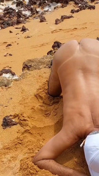 Ladysilva na pláži jsem již v poloze přijít a dát mi to do zadku