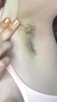 Hairy armpits worship