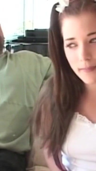Insatiable Coed Kelly Drains Two Throbbing Cocks