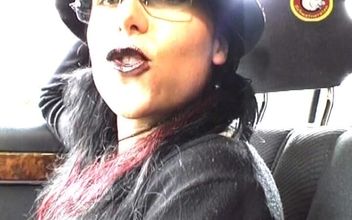Picked up Goth Teen From Germany Showing Her Body