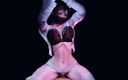 X Hentai: Frumoasa dansatoare Călărește bărbatul la camera VIP - animație 3D 271