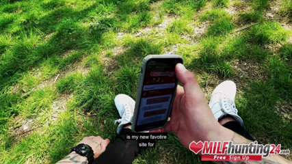 MILF Hunter 24: 공원에서 Priscilla를 못 박는 밀프 사냥꾼! (영어)
