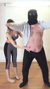 Gim Babe mendominasi submisif bertatah gemuk