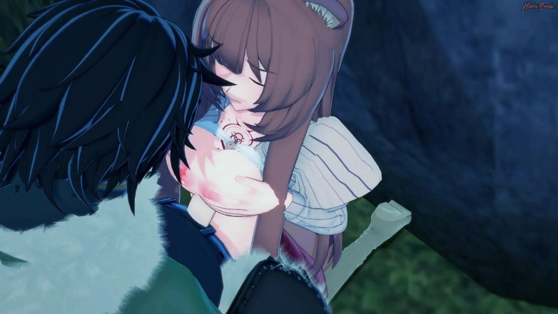 Hentai Smash: Naofumi와 섹스하고 얼싸 당하는 Raphtalia titty, 보지에 사정할 때까지 따먹기 - 방패 영웅 헨타이의 상승