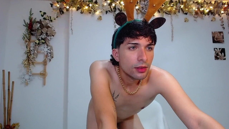 Diego_latinboy: Bucaramanga Colombia Krismas Reindeer mengambil zakar besarnya dan melancap sehingga...