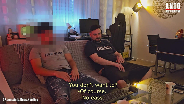 AntoGoesHunting: Big Dick Straight Turkish Buddy Get's More Comfortable - Mutual Jerk-off...