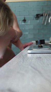 I Spread My MILF Neighbor in the Kitchen