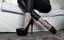 Lady Victoria Valente: Beobachten sie mich in meiner extremen plattform, high heels - teil 1