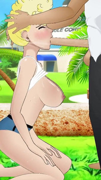 Sra. Brief recebe seu rosto fodido pelo namorado de Bulma