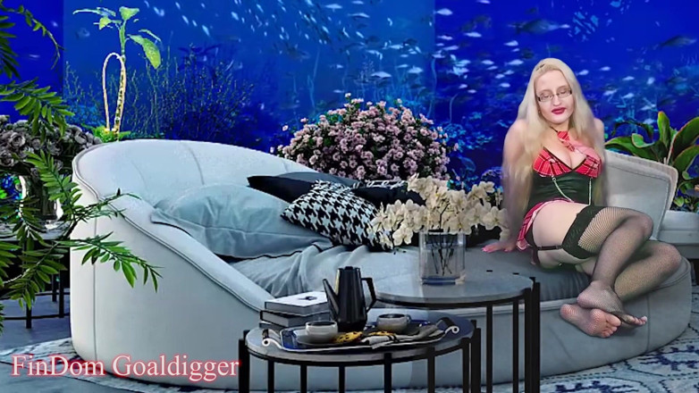 FinDom Goaldigger: Урок повії сіссі