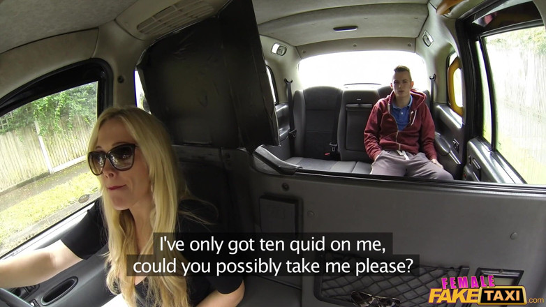 Female Fake Taxi: Female Fake Taxi - Feisty Driver Gives Steamy Blowjob to Naughty...