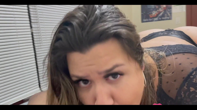 Ash Lauren: Sucking Daddys Big Cock, POV Blow Job