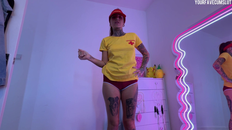 Yourfavecumslut: コック・アンド・ボール CBTライフガードロールプレイ