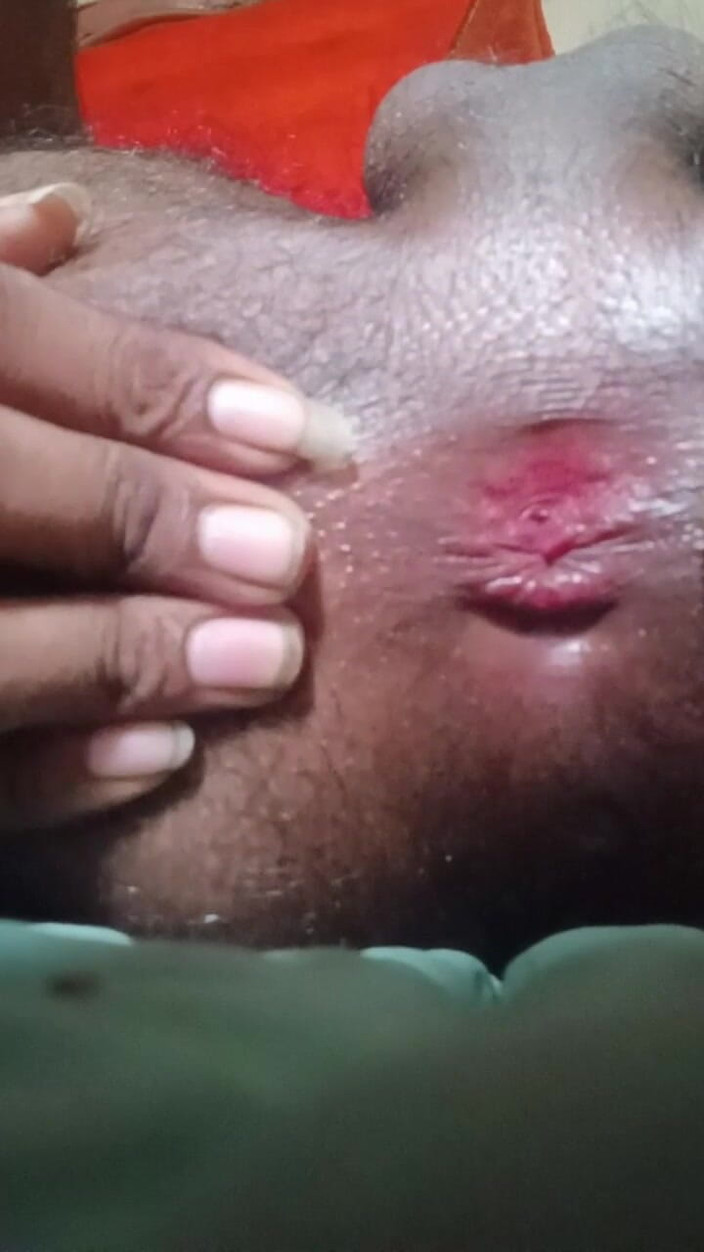 Arvind6355: 自分のチンポをアナルに入れるのが楽しかった