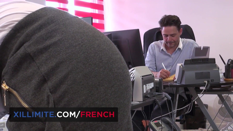 French girls at work: Anal sex between work colleagues
