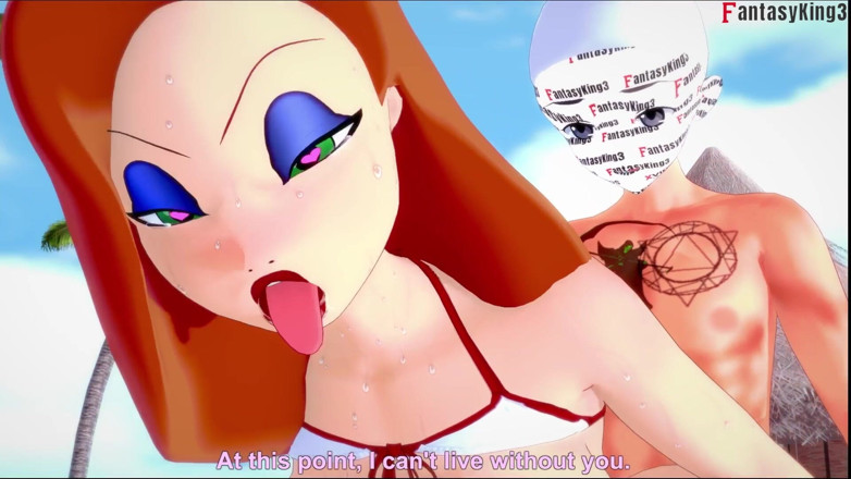Fantasy king: Jessica Rabbit трахают в бассейне