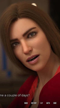 『セキュリティ』では、妻が夫に情熱的なフェラチオをして報いる エピソード3で喉のパイを交わす