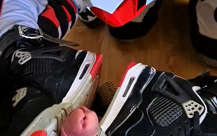 Sneakersmax98: The Puppy Plays with My Bone and Sucks on It