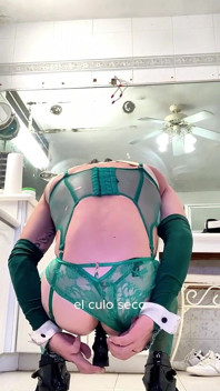 Beauty Cute Trap Tgirl, Anal Dildoing with Toy, Jerk off Her Tiny Cock and Cum a Lot.