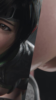 Yuffie Kisaragi Big Dick Sloppy Blowjob - Deep & Messy 3D Animation
