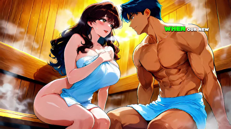 Private touch: 바람 피운 아내가 젊은 이웃에게 사적인 사우나 세션에서 강렬한 항문 삽입을 받다 - AI 애니메이션