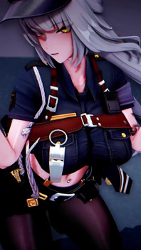 [MMD] Yi Xuan - Permainan Zenless Zone Zero Klip Tarian Berpakaian Seragam Polis Gadis Arnab Erotik Cheongsam OL Setiausaha Seragam