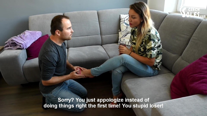 Czech Soles - foot fetish content: Extrem brattige &amp;verdorbene freundin-dominanz