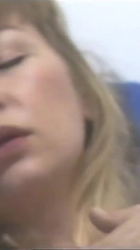 Horny Busty MILF Wife with Hairy Pussy Fucked with Condom and Cumshot in Mouth