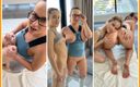 Oksana Katysheva: Big Mummy with Massive Boobs Stretches Body and Cum Filled...