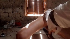 Gangbang straight: Ein schmutziger großer schwanz, riesiger muskelschwanz, zeigt sein schönes loch