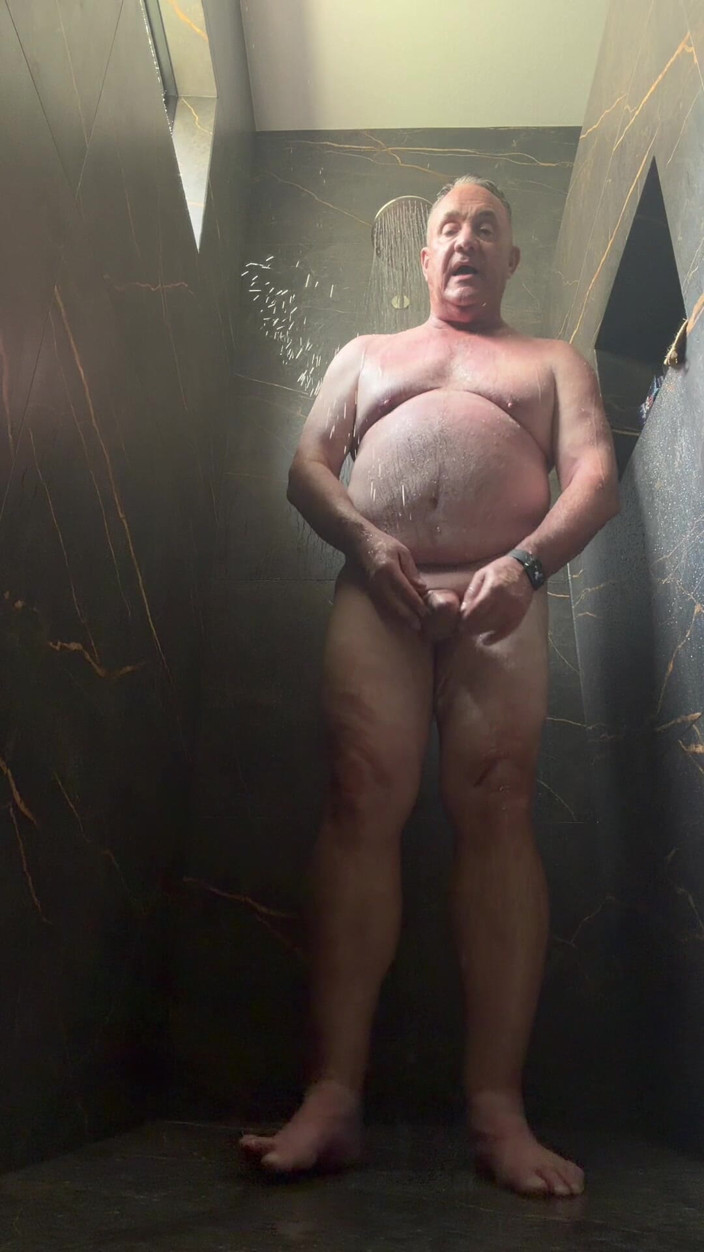 GottaLuvBB: Stepdaddy Taking a Shower After Golfing