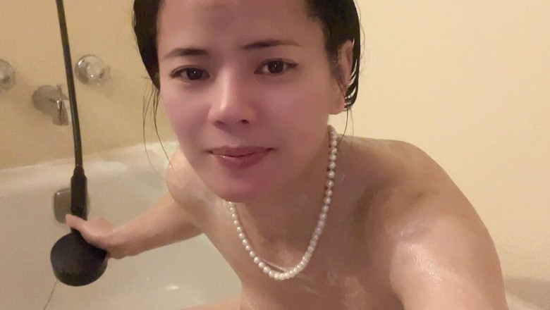 sweethanajapanese: Hana sexy tắm ướt tất cả cơ thể nhỏ xíu tit...