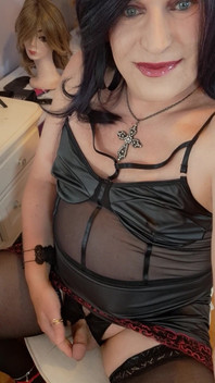 I Am Wearing Crotchless Panties and Need Someone to Lick My Clitoris