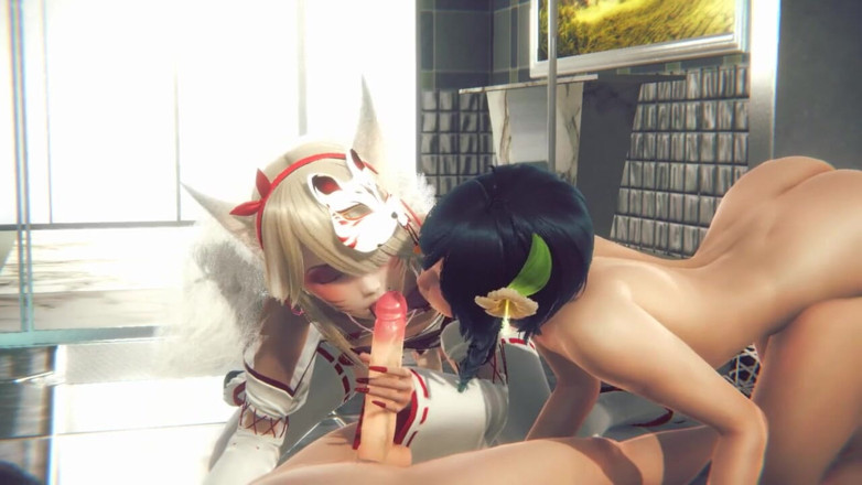 Yaoitube: 原神やおい - ヴェンティの激しいセックスとオーガズム