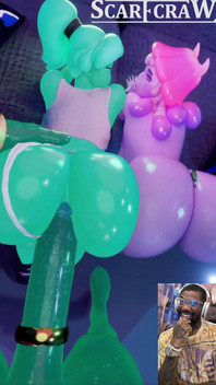 Delicious Candy Slime Waifus Get Fucked in Their Tight Bald Pussy and Ass for Creampie