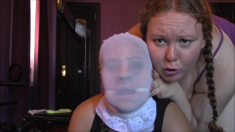 Selfgags classic: Amante Kailey engasga com seu escravo! (episódio 1 de 2)